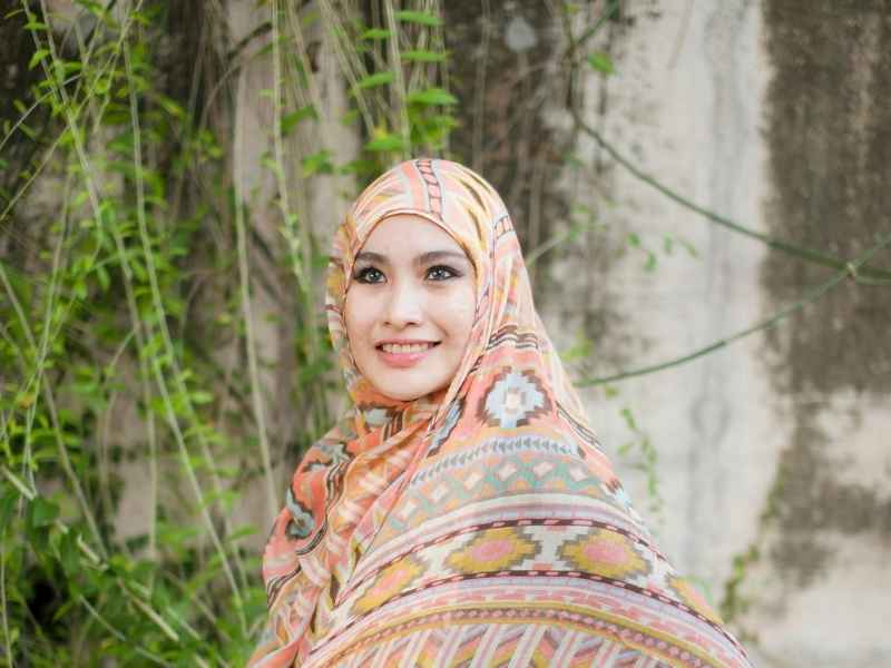print kerudung